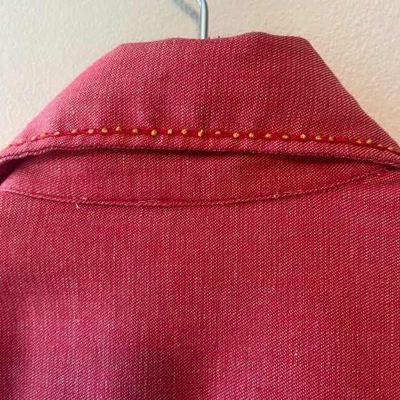 Embroidered western-style button down - Picture 5 of 7